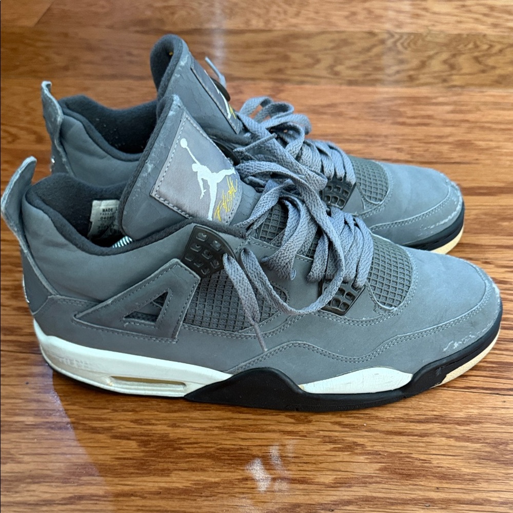 Jordan Gray and Black Sneakers